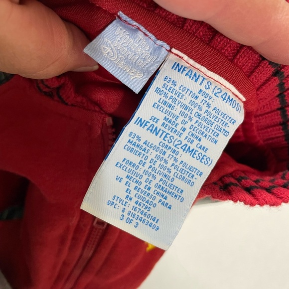 Vintage Disney Red Infant Jacket - Picture 5 of 5